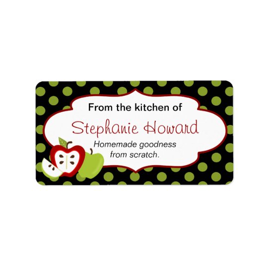 Personalized From The Kitchen With Apples
