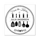 Personalized From the Kitchen Wood Stamp
