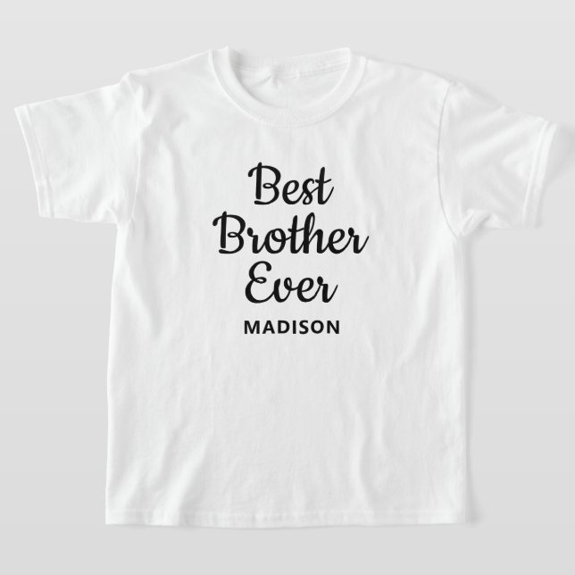 Personalized front big brother  T-Shirt (Laydown)