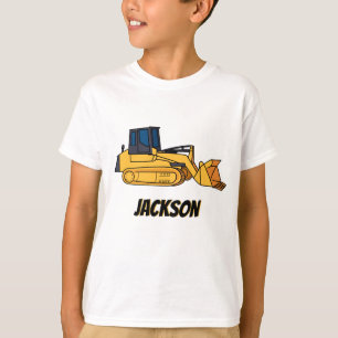 Personalized Front-end Loader Construction Vehicle T-Shirt