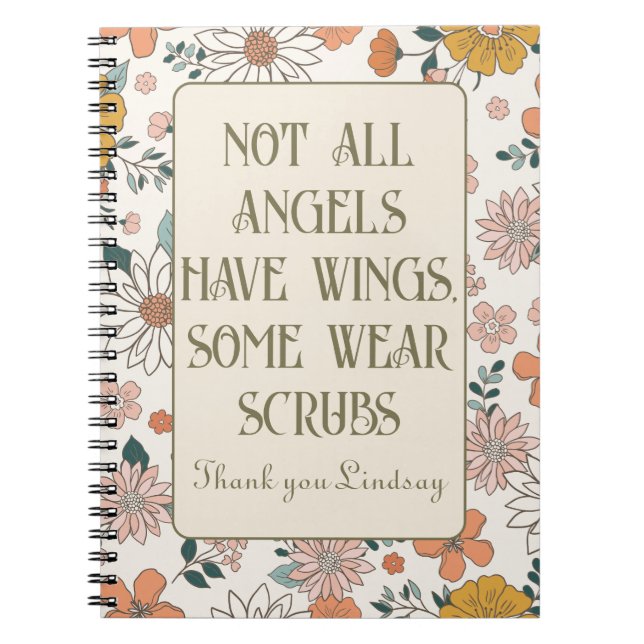 Personalized Frontline Worker Planner Notebook (Front)