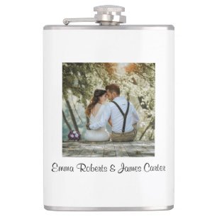 Personalized Frosted Beer & Wine Flask