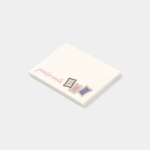 Personalized Frosted Toaster Pastry Breakfast Food Post-it Notes