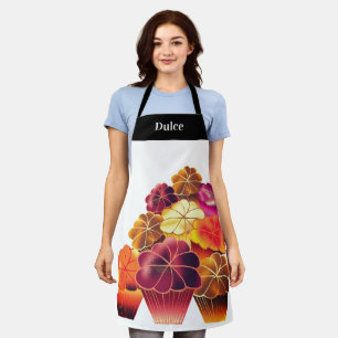 Personalized Frosty Colourful Muffin Apron