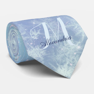 Personalized Frozen Icicles Tie