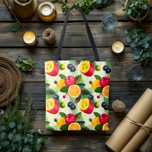 Personalized Fruit - Vibrant Healthy Lifestyle Tote Bag