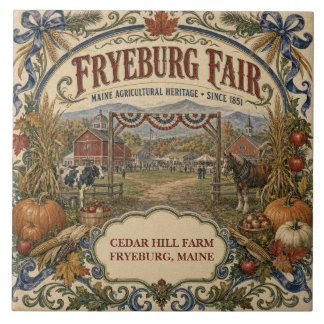 Personalized Fryeburg Fair Since 1851 Maine Tile