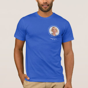 Personalized Fuenral Forever In Our Hearts Photo T-Shirt