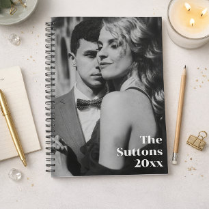 Personalized Full Couple Photo Elegant Wedding Planner
