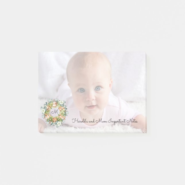 Personalized Full Photo Post-it Notes (Front)
