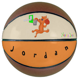 Personalized Fullsize Basketball- Happy Basketball
