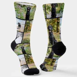 Personalized Fun 5 Photo Template Socks