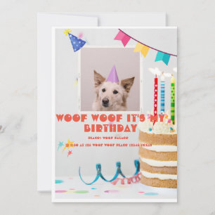 PERSONALIZED FUN COLORFUL HAPPY BIRTHDAY INVITE