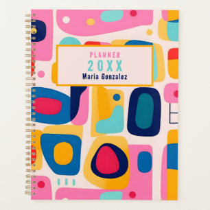 Personalized Fun Colourful 2025 Planner