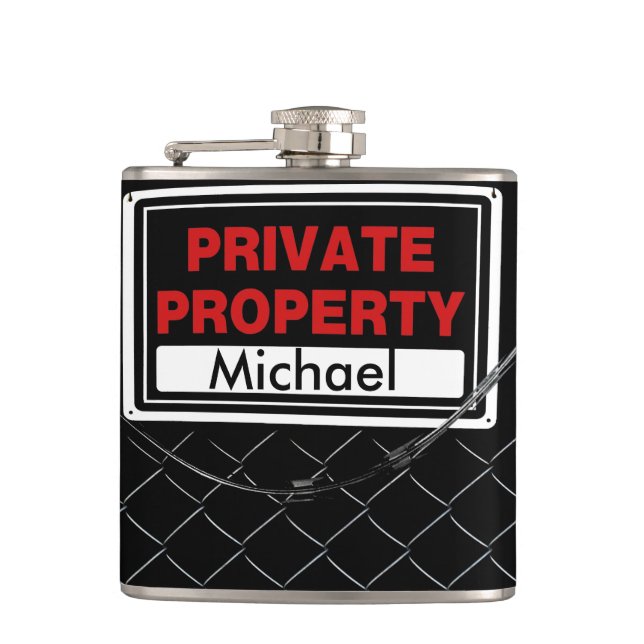 Personalized Fun Cool Unique *Great Gift* Hip Flask (Front)