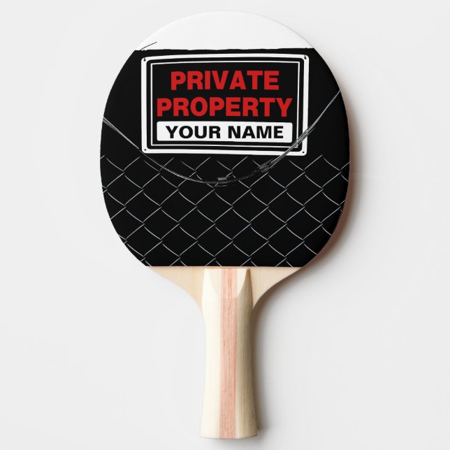 Personalized Fun Cool Unique *Great Gift* Ping Pong Paddle (Front)