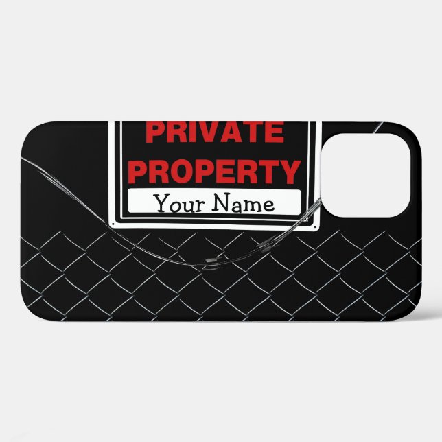 Personalized Fun Cool Unique Monogram Perfect Gift Case-Mate iPhone Case (Back (Horizontal))