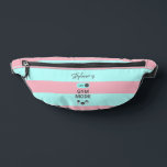 Personalized Fun Cute Sport On Gym Mode Fanny Pack<br><div class="desc">🎒💖 Create a Gym Mode Fanny Pack, customizing it with a name for fun style. 🎒💖 Perfect for workouts, festivals, or errands, it’s cute and practical. 🌸✨ Add the name before checkout to personalize it. 🎁 #GymFannyPack #CuteFitnessStyle #SportAccessory @ActiveMoms @FitnessFans @GiftSeekers 👉 Customize your fanny pack today and spread the...</div>