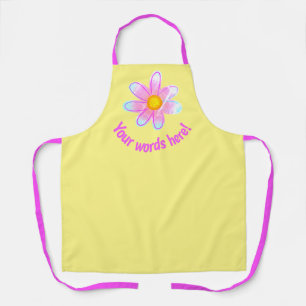 Personalized Fun Flower Apron