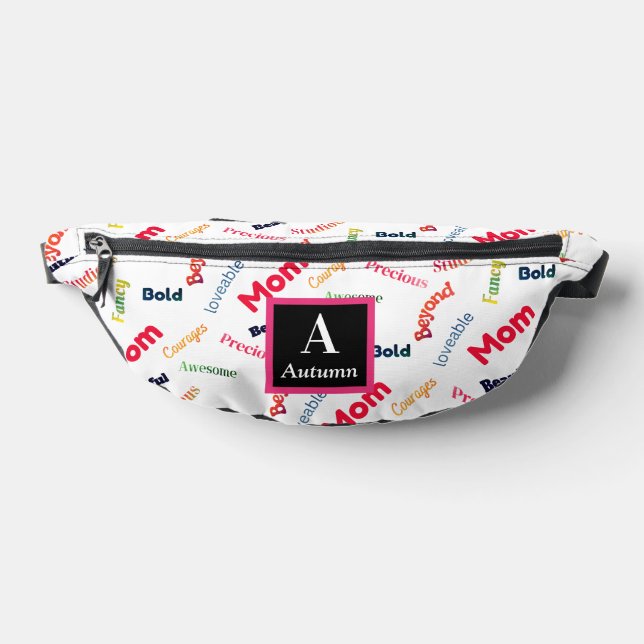 Personalized Fun-loving Mom  Fanny Pack (Lay Down)