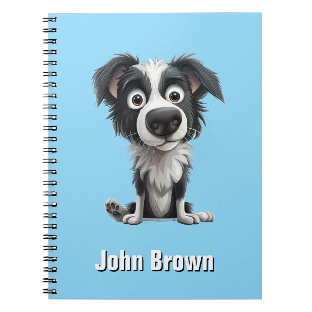 Personalized Fun Modern Kid’s Back‑to‑School Gift  Notebook (Front)