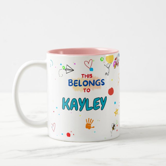 Personalized Fun Playful Mug (Left)