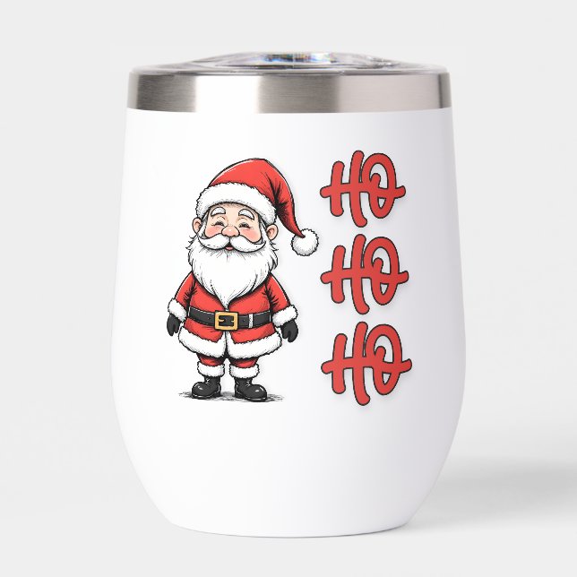 Personalized Fun Santa Claus Ho Ho Ho Christmas (Front)