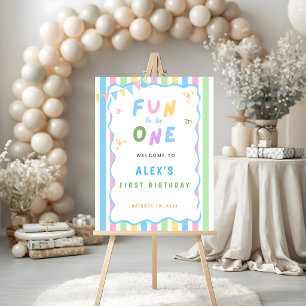 Personalized Fun to Be One Welcome Sign
