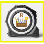 Personalized Fun Toolbox Monogram Name 1<br><div class="desc">What better to encourage and inspire that special dad in your life, then with this cool tape measure with a tool set and personalized with his name and monogram. Makes a great (and functional) gift for many occasions -- from Father's Day to Christmas to Birthdays -- and all in between....</div>