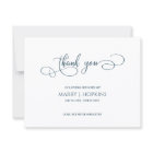 Personalized Funeral Bereavement Thank You Card