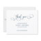 Personalized Funeral Bereavement Thank You Card