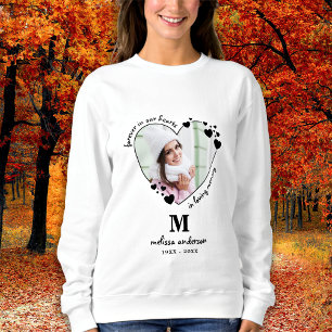 Personalized Funeral Photo Loving Memory Memoria Sweatshirt