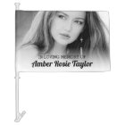 Personalized Funeral Procession Hearse Photo