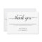 Personalized Funeral Thank You Card with Photo