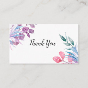 Personalized Funeral Thank You Note Enclosure Card