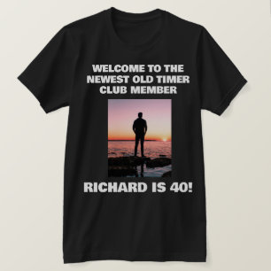 Personalized Funny 40th Milestone Birthday T-Shirt