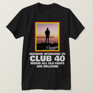 Personalized Funny 40th Milestone Birthday T-Shirt