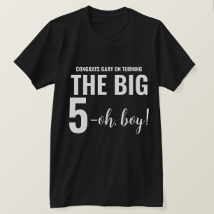 Personalized Funny 50th Milestone Birthday T-Shirt