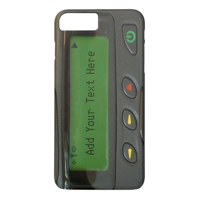 Personalized Funny 90s Old School Pager Case-Mate iPhone Case (Back)
