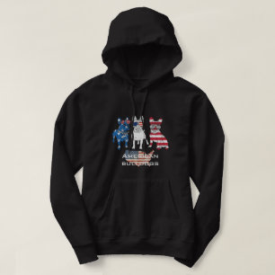 Personalized Funny American Bulldogs awesome black Hoodie