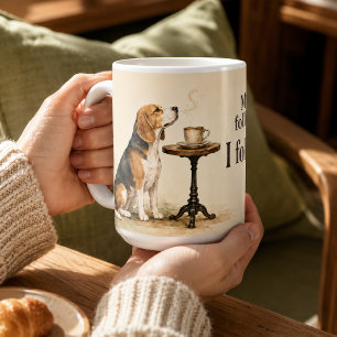 Personalized Funny Beagle Coffee Lover Mug