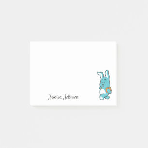 Personalized Funny Bear with Bag notepad