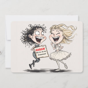 Personalized Funny Bridesmaid Proposal Card