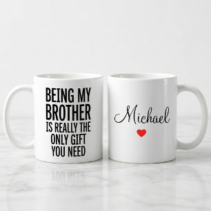 Personalized Funny Brother Gift Mug