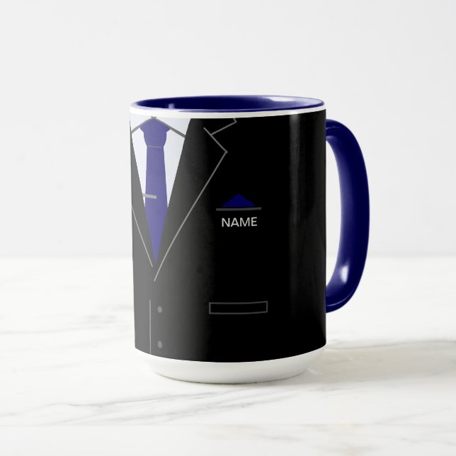 Personalized Funny Business Coffee Mug Custom Name (Front Right)