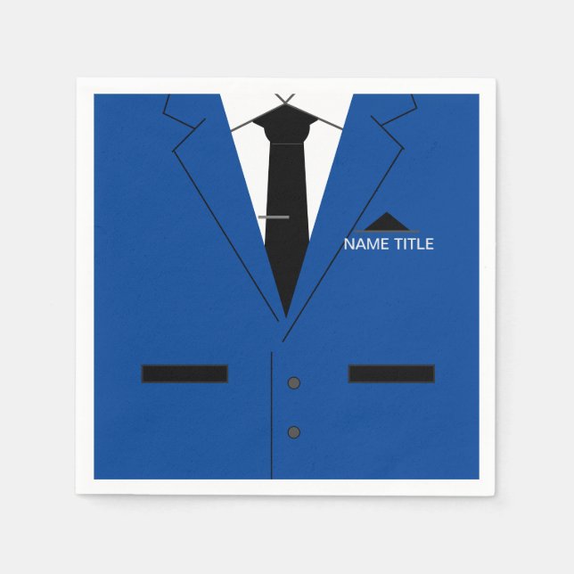 Personalized Funny Business Napkins Your Text Name (Front)