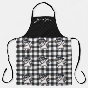 Personalized Funny Cat All-Over Print Apron