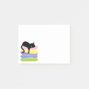 Personalized Funny Cat Cartoon Post-it Notes