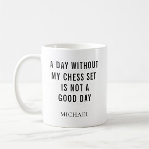 Personalized Funny Chess Player Gag Coffee Mug