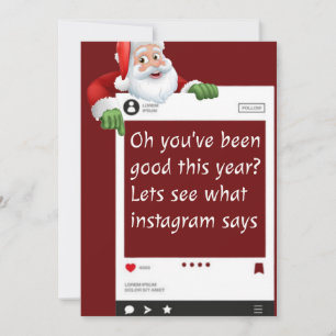 personalized funny Christmas  card